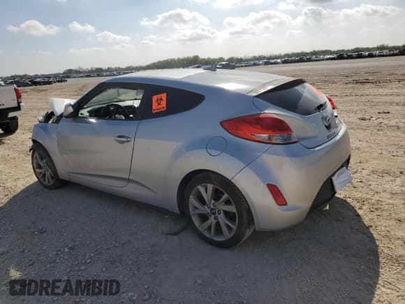 ✅ 2016 Hyundai Veloster • VIN: KMHTC6AD0GU270336 • Lot: 80172344. Listed on Copart with Not provided. Free auction sales archive from the USA and detailed vehicle history report at DreamBid. Image 2.