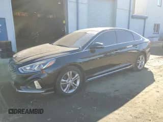 2018 Hyundai Sonata Sport z VIN 5NPE34AF2JH634146, wystawiony jako Copart lot #87082885 z przebiegiem 92 346 mil mil oraz Szkoda całkowita • Salvage title. Historia ofert i sprzedaży dostępna na DreamBid. Obrazek 1.