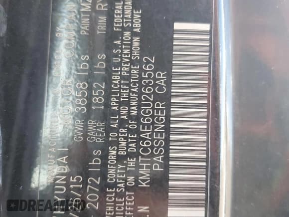 ✅ 2016 Hyundai Veloster Turbo • VIN: KMHTC6AE6GU263562 • Lot: 62899445. Wystawiony na Copart z przebiegiem 88 545 mil. Bezpłatny archiwum sprzedaży aukcyjnych z USA i szczegółowy raport historii pojazdu na DreamBid. Zdjęcie 12.