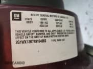 ✅ 2004 Chevrolet Monte Carlo SS • VIN: 2G1WX12K749164960 • Lot: 69040175. Listed on Copart with 104,073 mi. Free auction sales archive from the USA and detailed vehicle history report at DreamBid. Image 12.