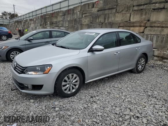 ✅ 2012 Volkswagen Passat S • VIN: 1VWAH7A37CC095848 • Lot: 90589045. Listed on Copart with 141,883 mi. Free auction sales archive from the USA and detailed vehicle history report at DreamBid. Image 1.