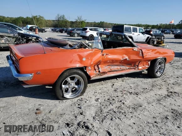 ✅ 1969 Pontiac Firebird • VIN: 223679U130800 • Лот: 52325715. Опубликован ранее на Copart с пробегом 545 118 миль. Бесплатный доступ к архиву аукционных продаж из США и подробный отчёт об истории автомобиля на DreamBid. Изображение 3.