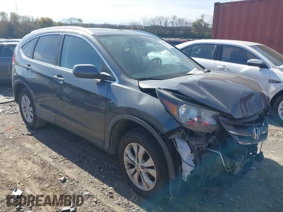 ✅ 2013 Honda CR-V EX-L • VIN: 2HKRM4H75DH657258 • Lot: 43655621. Listed on IAAI with Not provided. Free auction sales archive from the USA and detailed vehicle history report at DreamBid. Image 1.