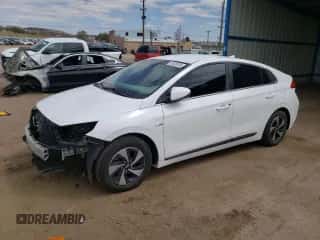 2017 Hyundai Ioniq SEL z VIN KMHC75LC0HU048108, wystawiony jako Copart lot #51626744 z przebiegiem 129 986 mil mil oraz . Historia ofert i sprzedaży dostępna na DreamBid. Obrazek 1.