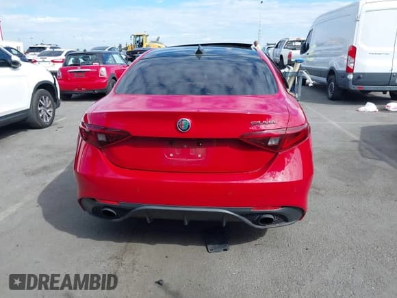 ✅ 2020 Alfa Romeo Giulia • VIN: ZARFAMAN9L7626852 • Lot: 43428067. Listed on IAAI with 65,580 mi. Free auction sales archive from the USA and detailed vehicle history report at DreamBid. Image 16.