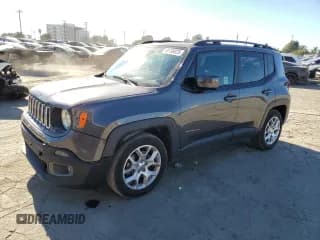 ✅ 2017 Jeep Renegade Latitude • VIN: ZACCJABB4HPE63196 • Лот: 90736925. Опубликован ранее на Copart с пробегом 95 403 миль. Бесплатный доступ к архиву аукционных продаж из США и подробный отчёт об истории автомобиля на DreamBid. Изображение 1.