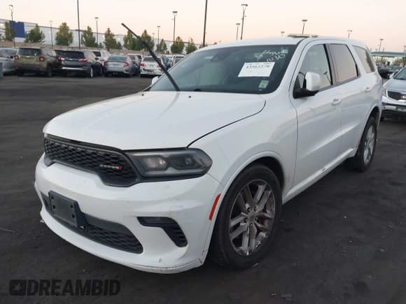 ✅ 2022 Dodge Durango GT Plus • VIN: 1C4RDHDG4NC182227 • Lot: 43562270. Listed on IAAI with 208,045 mi. Free auction sales archive from the USA and detailed vehicle history report at DreamBid. Image 2.