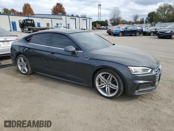 ✅ 2018 Audi A5 Sportback Premium Plus • VIN: WAUENCF56JA069764 • Lot: 85699745. Listed on Copart with 51,480 mi. Free auction sales archive from the USA and detailed vehicle history report at DreamBid. Image 4.