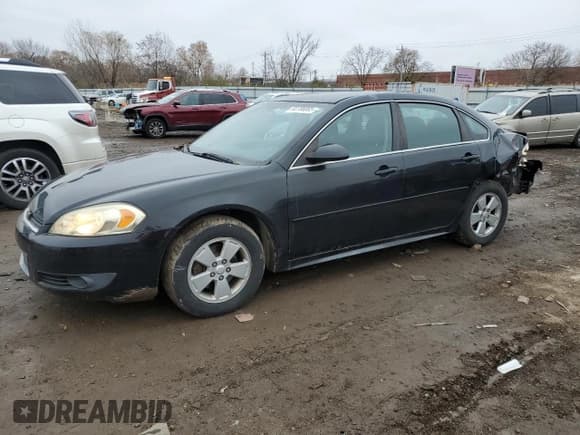 ✅ 2011 Chevrolet Impala LT Fleet • VIN: 2G1WG5EK1B1320960 • Lot: 92786065. Listed on Copart with 193,109 mi. Free auction sales archive from the USA and detailed vehicle history report at DreamBid. Image 1.