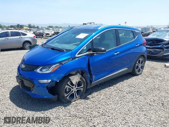 ✅ 2021 Chevrolet Bolt EV Premier • VIN: 1G1FZ6S01M4108991 • Lot: 42452895. Listed on IAAI with 54,499 mi. Free auction sales archive from the USA and detailed vehicle history report at DreamBid. Image 2.