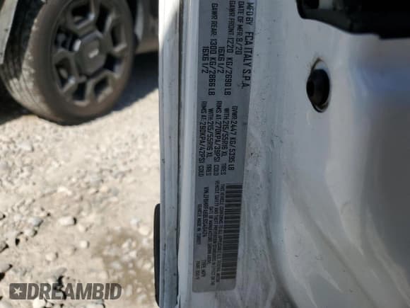 ✅ 2020 Ram ProMaster City Cargo Tradesman • VIN: ZFBHRFAB8L6S46424 • Лот: 68052615. Опубликован ранее на Copart с пробегом 116 497 миль. Бесплатный доступ к архиву аукционных продаж из США и подробный отчёт об истории автомобиля на DreamBid. Изображение 13.