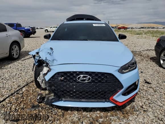 2022 Hyundai Veloster with VIN KMHT36AH5NU012801, listed as a Copart auction lot 71395064 with 20,133 mi miles and Salvage title. Bid and sale history available at DreamBid. Image 5.