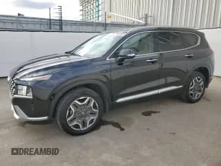 2021 Hyundai Santa Fe Luxury with VIN KM8S5DA1XMU009419, listed as a Copart auction lot 85748255 with 91,680 mi miles and Clean title. Bid and sale history available at DreamBid. Image 1.