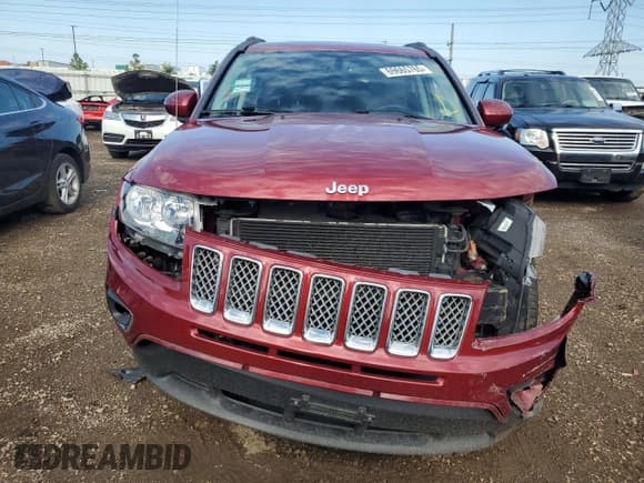 ✅ 2015 Jeep Compass High Altitude • VIN: 1C4NJDEB1FD324919 • Lot: 69665765. Listed on Copart with 61,054 mi. Free auction sales archive from the USA and detailed vehicle history report at DreamBid. Image 5.