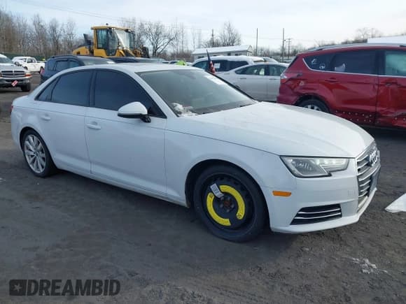 ✅ 2017 Audi A4 Premium • VIN: WAUANAF42HN025547 • Lot: 43875670. Listed on IAAI with 89,388 mi. Free auction sales archive from the USA and detailed vehicle history report at DreamBid. Image 1.