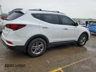2018 Hyundai Santa Fe 2.4L z VIN 5XYZU3LB7JG535123, wystawiony jako Copart lot #71898235 z przebiegiem 109 333 mil mil oraz Szkoda całkowita • Salvage title. Historia ofert i sprzedaży dostępna na DreamBid. Obrazek 3.