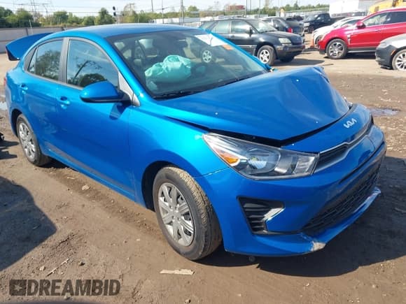 ✅ 2023 Kia Rio S • VIN: 3KPA24AD0PE598096 • Лот: 43370513. Опубликован ранее на IAAI с пробегом 10 182 миль. Бесплатный доступ к архиву аукционных продаж из США и подробный отчёт об истории автомобиля на DreamBid. Изображение 1.