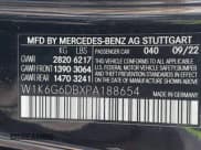 ✅ 2023 Mercedes-Benz S 500 • VIN: W1K6G6DBXPA188654 • Lot: 41378553. Listed on IAAI with 31,580 mi. Free auction sales archive from the USA and detailed vehicle history report at DreamBid. Image 9.