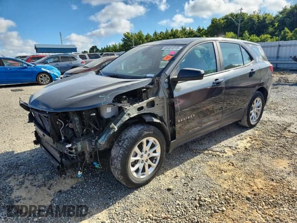 ✅ 2020 Chevrolet Equinox LS • VIN: 2GNAXSEV5L6234265 • Лот: 66461015. Опубликован ранее на Copart с пробегом 121 938 миль. Бесплатный доступ к архиву аукционных продаж из США и подробный отчёт об истории автомобиля на DreamBid. Изображение 1.