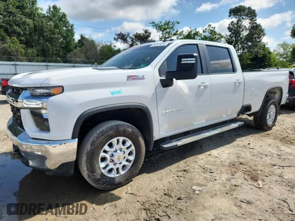 2021 Chevrolet Silverado 3500HD LT z VIN 1GC4YTEY5MF268295, wystawiony jako Copart lot #64107825 z przebiegiem 83 027 mil mil oraz Szkoda całkowita • Salvage title. Historia ofert i sprzedaży dostępna na DreamBid. Obrazek 1.