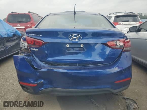 2020 Hyundai Accent SE with VIN 3KPC24A63LE109131, listed as a Copart auction lot 60402133 with 54,164 mi miles and . Bid and sale history available at DreamBid. Image 6.