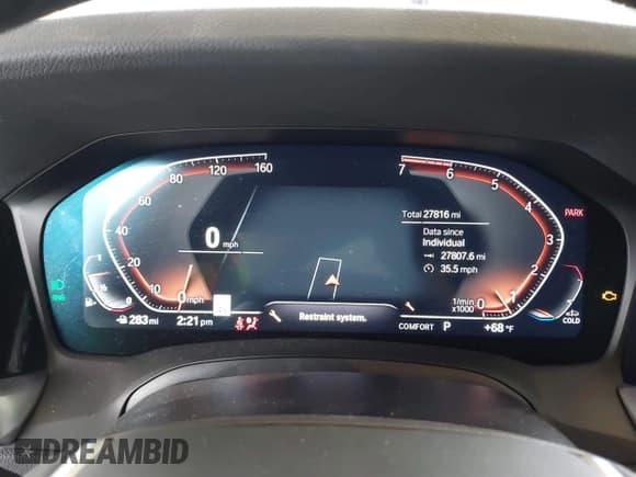 ✅ 2023 BMW 4 Series 430i xDrive • VIN: WBA73AV09PFM81696 • Lot: 43368678. Listed on IAAI with 27,816 mi. Free auction sales archive from the USA and detailed vehicle history report at DreamBid. Image 7.