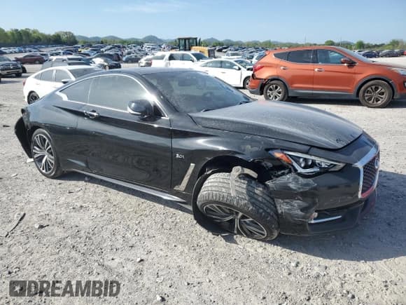 ✅ 2017 Infiniti Q60 Premium • VIN: JN1EV7EK6HM362612 • Lot: 53581005. Listed on Copart with 104,575 mi. Free auction sales archive from the USA and detailed vehicle history report at DreamBid. Image 4.