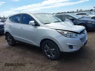 2014 Hyundai Tucson GLS with VIN KM8JT3AF8EU894227, listed as a IAAI auction lot 43262084 with 120,601 mi miles and . Bid and sale history available at DreamBid. Image 1.