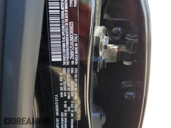 ✅ 2021 Maserati Levante GTS • VIN: ZN661ZUA2MX369825 • Лот: 76944974. Опубликован ранее на Copart с пробегом 25 830 миль. Бесплатный доступ к архиву аукционных продаж из США и подробный отчёт об истории автомобиля на DreamBid. Изображение 13.