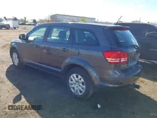 2015 Dodge Journey American Value z VIN 3C4PDCAB1FT637818, wystawiony jako IAAI lot #43497822 z przebiegiem 164 458 mil mil oraz . Historia ofert i sprzedaży dostępna na DreamBid. Obrazek 3.