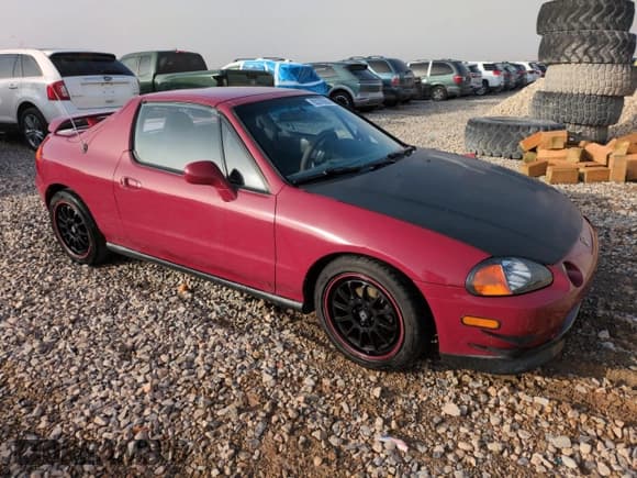 ✅ 1994 Honda del Sol Si • VIN: JHMEH6161RS004496 • Lot: 83378654. Listed on Copart with 168,834 mi. Free auction sales archive from the USA and detailed vehicle history report at DreamBid. Image 4.