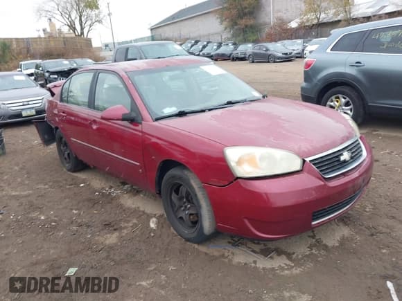 ✅ 2006 Chevrolet Malibu 2LT • VIN: 1G1ZT51876F166482 • Lot: 43584159. Listed on IAAI with Not provided. Free auction sales archive from the USA and detailed vehicle history report at DreamBid. Image 1.
