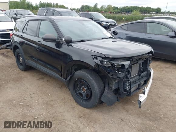 ✅ 2021 Ford Police Interceptor Utility • VIN: 1FM5K8AB2MGA64869 • Lot: 43038739. Listed on IAAI with 80,363 mi. Free auction sales archive from the USA and detailed vehicle history report at DreamBid. Image 1.