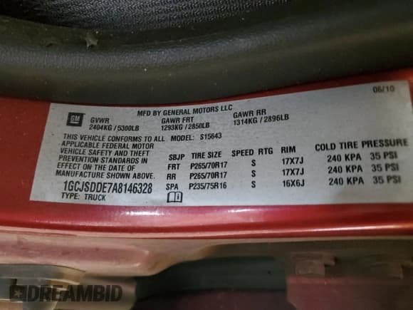 ✅ 2010 Chevrolet Colorado 2LT • VIN: 1GCJSDDE7A8146328 • Лот: 60705775. Опубликован ранее на Copart с пробегом 125 539 миль. Бесплатный доступ к архиву аукционных продаж из США и подробный отчёт об истории автомобиля на DreamBid. Изображение 13.