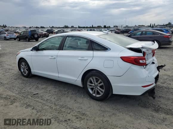 2016 Hyundai Sonata SE with VIN 5NPE24AF7GH404047, listed as a Copart auction lot 83795225 with 136,081 mi miles and Salvage title. Bid and sale history available at DreamBid. Image 2.