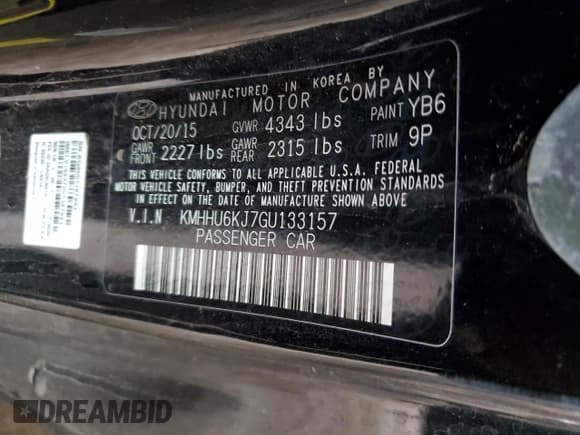 ✅ 2016 Hyundai Genesis Coupe Ultimate • VIN: KMHHU6KJ7GU133157 • Lot: 48423185. Wystawiony na Copart z przebiegiem Nie podano. Bezpłatny archiwum sprzedaży aukcyjnych z USA i szczegółowy raport historii pojazdu na DreamBid. Zdjęcie 14.