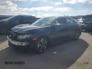 ✅ 2018 Honda Civic EX-L • VIN: JHMFC1F7XJX038628 • Lot: 90514905. Listed on Copart with 47,611 mi. Free auction sales archive from the USA and detailed vehicle history report at DreamBid. Image 1.