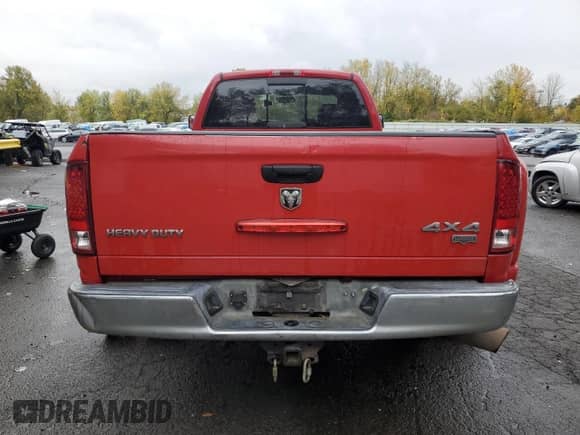 2005 Dodge 3500 SLT z VIN 3D7MS48C45G812461, wystawiony jako Copart lot #78489944 z przebiegiem 277 515 mil mil oraz Szkoda całkowita • Salvage title. Historia ofert i sprzedaży dostępna na DreamBid. Obrazek 6.