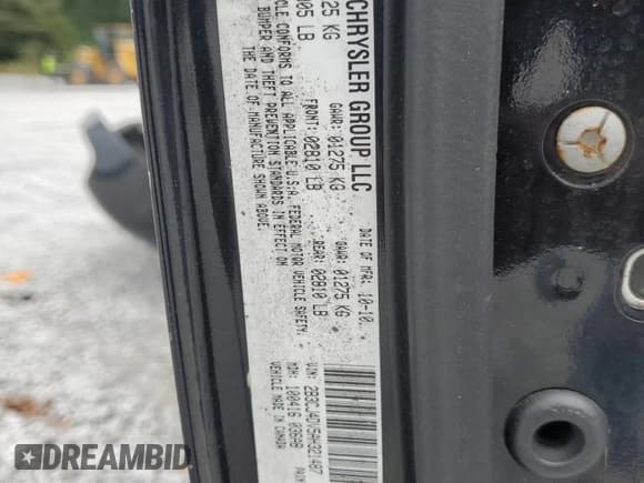 ✅ 2010 Dodge Challenger SE • VIN: 2B3CJ4DV5AH321487 • Lot: 74838084. Wystawiony na Copart z przebiegiem 211 598 mil. Bezpłatny archiwum sprzedaży aukcyjnych z USA i szczegółowy raport historii pojazdu na DreamBid. Zdjęcie 14.