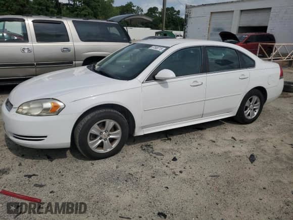 2013 Chevrolet Impala LS с VIN 2G1WF5E3XD1218068, выставлен на аукционе Copart как лот 67588715 с пробегом Не указан миль и Списание • Salvage title. История ставок и продаж доступна на DreamBid. Изображение 1.