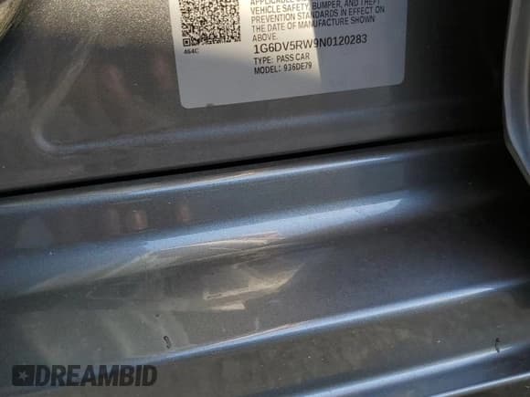 ✅ 2022 Cadillac CT5-V • VIN: 1G6DV5RW9N0120283 • Lot: 79238814. Listed on Copart with 17,237 mi. Free auction sales archive from the USA and detailed vehicle history report at DreamBid. Image 13.