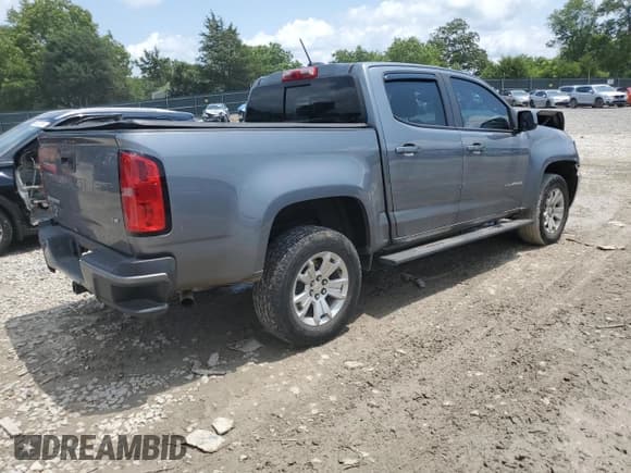 ✅ 2021 Chevrolet Colorado 2WD LT • VIN: 1GCGSCEN5M1280397 • Лот: 65188464. Опубликован ранее на Copart с пробегом 54 667 миль. Бесплатный доступ к архиву аукционных продаж из США и подробный отчёт об истории автомобиля на DreamBid. Изображение 3.