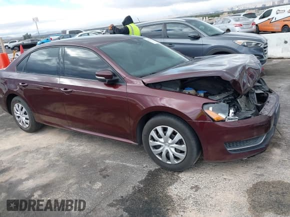 ✅ 2014 Volkswagen Passat S • VIN: 1VWAP7A37EC018810 • Lot: 40968457. Listed on IAAI with 102,606 mi. Free auction sales archive from the USA and detailed vehicle history report at DreamBid. Image 12.