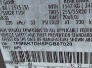✅ 2023 Ford Explorer XLT • VIN: 1FMSK7DH5PGB87020 • Lot: 42073764. Wystawiony na IAAI z przebiegiem 35 121 mil. Bezpłatny archiwum sprzedaży aukcyjnych z USA i szczegółowy raport historii pojazdu na DreamBid. Zdjęcie 9.