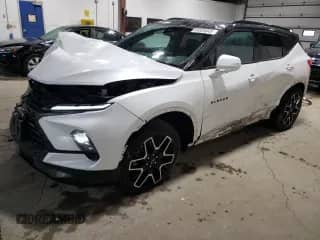 2023 Chevrolet Blazer RS with VIN 3GNKBKRS4PS157995, listed as a Copart auction lot 64839645 with 30,166 mi miles and Salvage title. Bid and sale history available at DreamBid. Image 1.