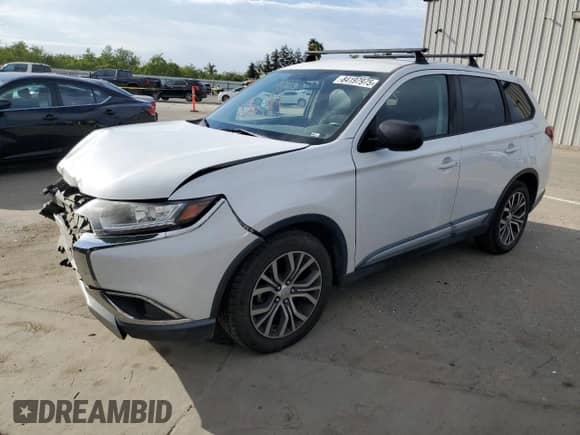 2017 Mitsubishi Outlander ES with VIN JA4AD2A31HZ002029, listed as a Copart auction lot 84197975 with 154,069 mi miles and Salvage title. Bid and sale history available at DreamBid. Image 1.