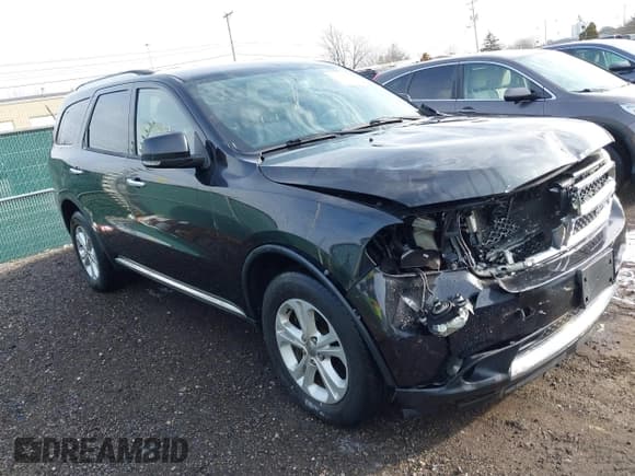 ✅ 2013 Dodge Durango Crew • VIN: 1C4SDJDT9DC654393 • Лот: 43809829. Опубликован ранее на IAAI с пробегом 128 978 миль. Бесплатный доступ к архиву аукционных продаж из США и подробный отчёт об истории автомобиля на DreamBid. Изображение 1.