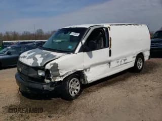 ✅ 2010 Chevrolet Express Cargo • VIN: 1GCUGADX0A1100654 • Lot: 47570865. Listed on Copart with Not provided. Free auction sales archive from the USA and detailed vehicle history report at DreamBid. Image 1.