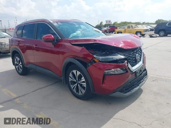 ✅ 2023 Nissan Rogue SV • VIN: 5N1BT3BA3PC807625 • Lot: 43284395. Listed on IAAI with 15,450 mi. Free auction sales archive from the USA and detailed vehicle history report at DreamBid. Image 1.