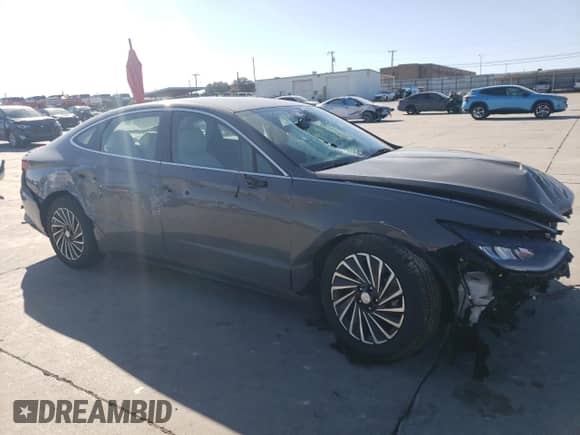 2022 Hyundai Sonata SEL with VIN KMHL34JJXNA043891, listed as a Copart auction lot 42228425 with Not provided miles and Salvage title. Bid and sale history available at DreamBid. Image 4.